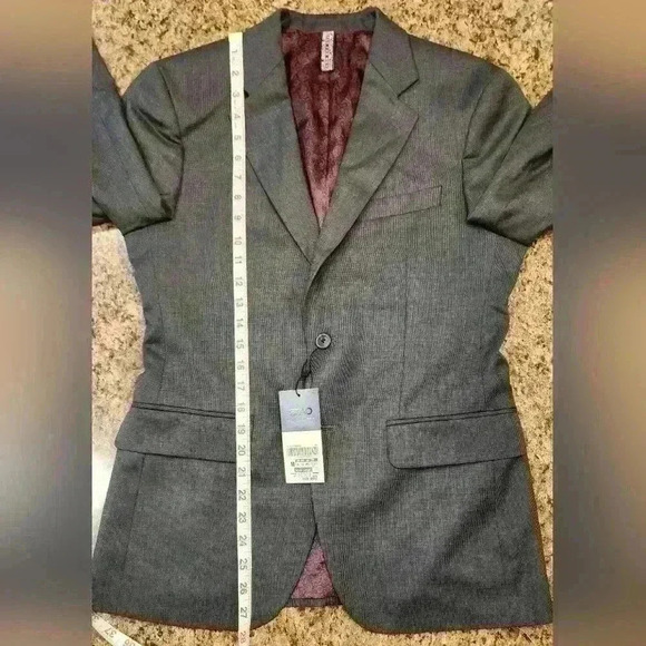 SPAO for Men Brown Tone Fully Lined Premium Sport Coat Blazer - Picture 12 of 12